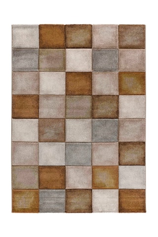 Alfombra Lena - Beige y ocre