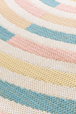 Alfombra Manila - Beige y azul