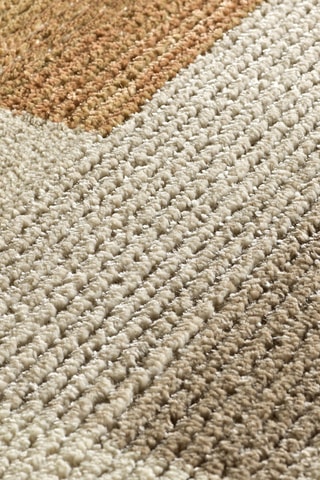 Alfombra Melfi - Blanco y caqui