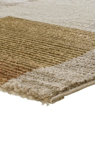 Alfombra Melfi - Blanco y caqui