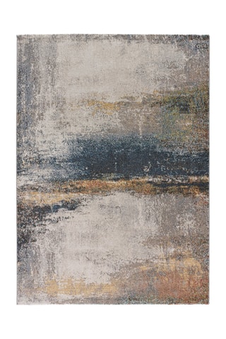 Alfombra Parma - Azul y beige