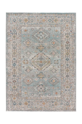 Alfombra Parma - Azul y beige