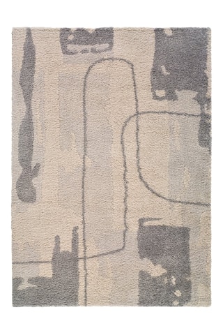 Alfombra Helia - Beige y antracita