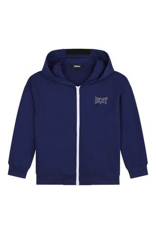 Felpa con cappuccio - Navy - DKNY