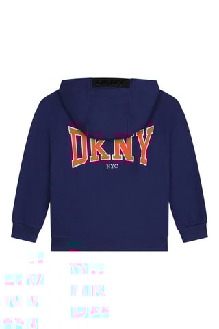 Felpa con cappuccio - Navy - DKNY