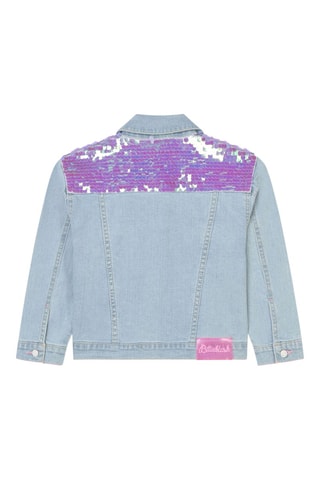 Giacca in jeans e fermaglio - Blu - Billieblush