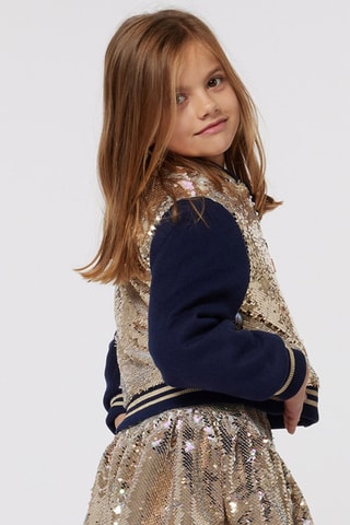 Bomber - Dorato e navy - Billieblush