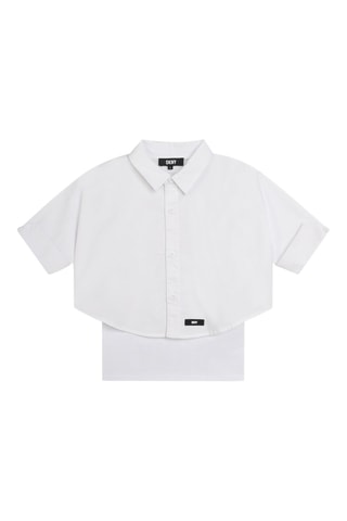 Camicia 2-in-1 - Bianco - DKNY