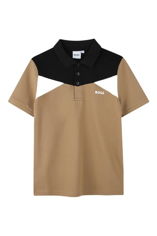 Polo - Beige e nero - Boss