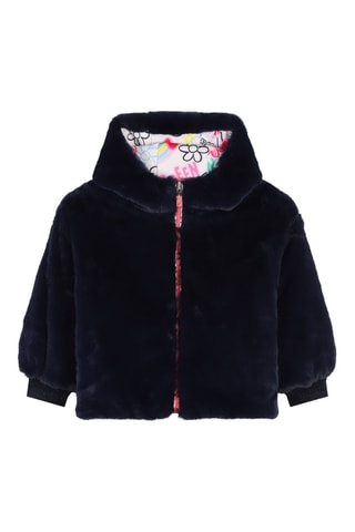 Piumino double face - Rosa e navy - Billieblush