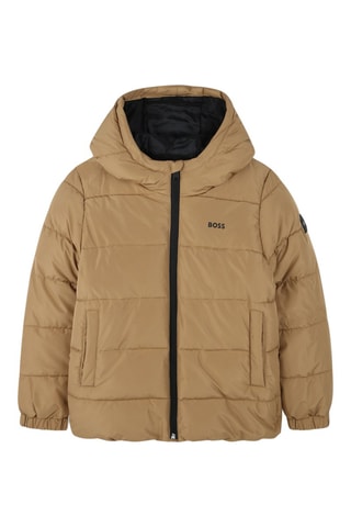 Piumino con cappuccio - Beige - Boss