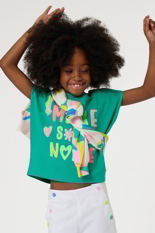 T-shirt - Verde - Billieblush