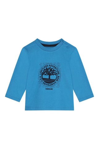 T-shirt in cotone bio - Cobalto - Timberland