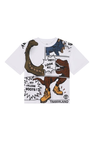 T-shirt in cotone bio - Bianco - Timberland