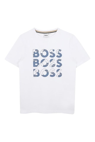T-shirt - Bianco - Boss