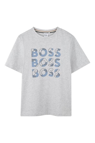 T-shirt - Grigio melange - Boss