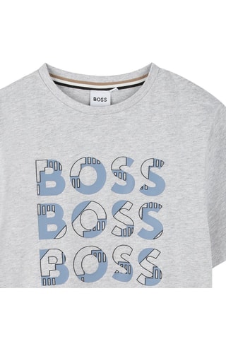 T-shirt - Grigio melange - Boss
