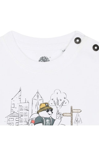 T-shirt in cotone bio - Bianco - Timberland