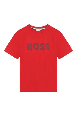T-shirt regular - Rosso - Boss
