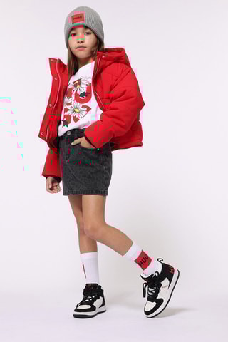 T-shirt in cotone bio - Bianco - Hugo