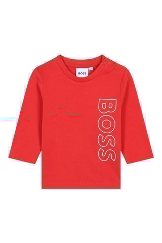 T-shirt - Rosso - Boss