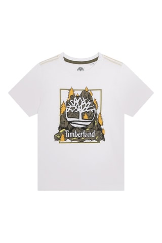 T-shirt in cotone bio - Bianco - Timberland