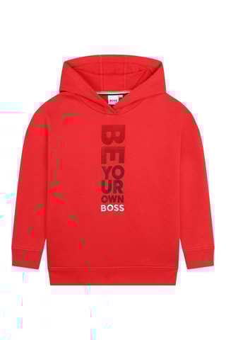 Felpa con cappuccio - Rosso - Boss