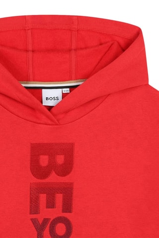 Felpa con cappuccio - Rosso - Boss