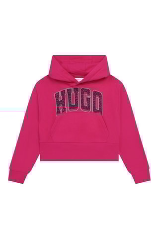 Felpa con cappuccio - Fucsia - Hugo