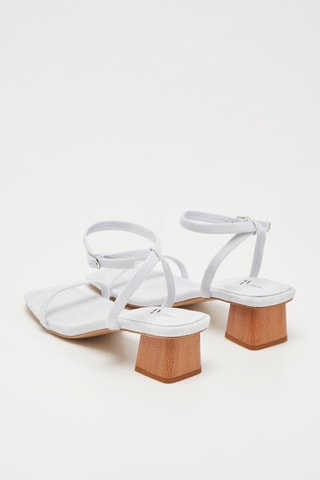 Sandalen met Hak Lichtblauw