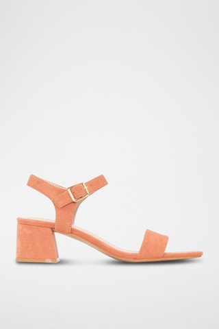 Sandalen met Hak - Zalmkleurig 