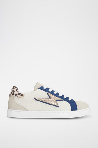 Sneakers Gaëlle - Beige en marineblauw