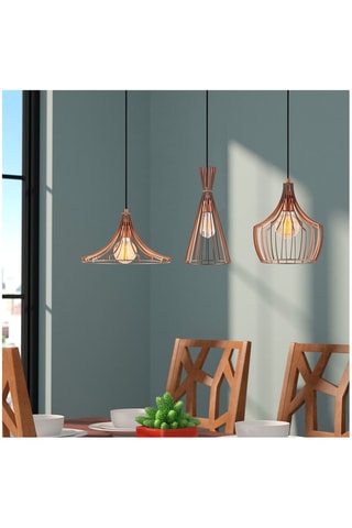 Suspension Mezopotamya - Doré rose