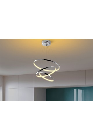 Lámpara de techo LED - Cromo - 28 W