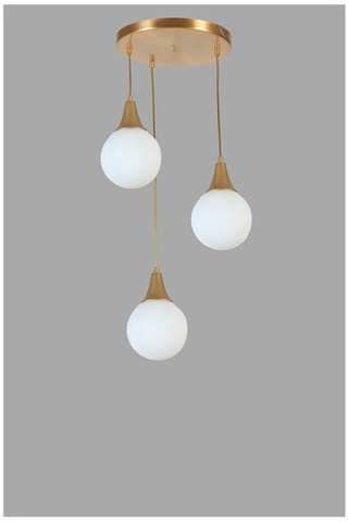 Lámpara de techo - Blanco - 3 x 40 - 60 W