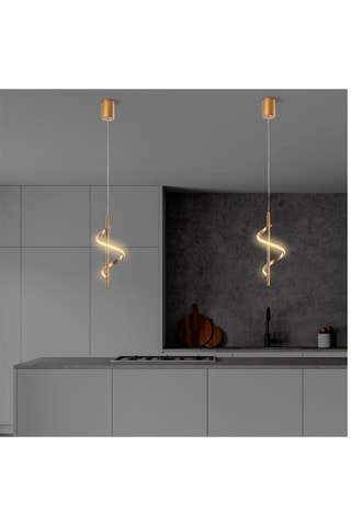 Lámpara de techo - Dorado