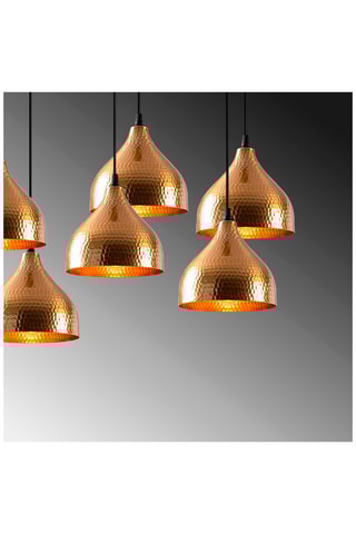 Lámpara de techo Tattoo - Negro y rosa dorado