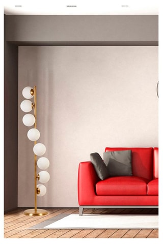 Lampadaire 8729-1 - Doré - 60 W