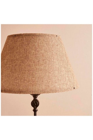 Lámpara de pie - Beige y negro - 60 W - 150 cm