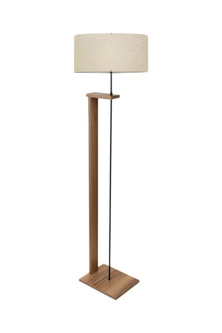 Lampadaire Ayd - Beige et naturel - 60 W