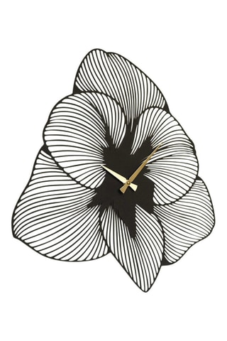 Reloj mural Azalée - 49 x 49 cm - Negro