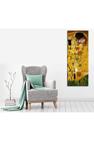 Cuadro «El Beso» - Gustav Klimt - 30 x 80 cm - Reproducción