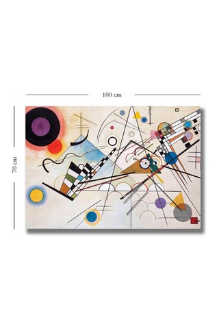 Tableau "Composition 8" Vassily Kandinsky - 100 x 70 cm