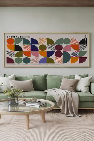 Tableau Bauhaus - 50 x 120 cm
