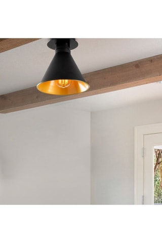 Plafón Berceste - Negro