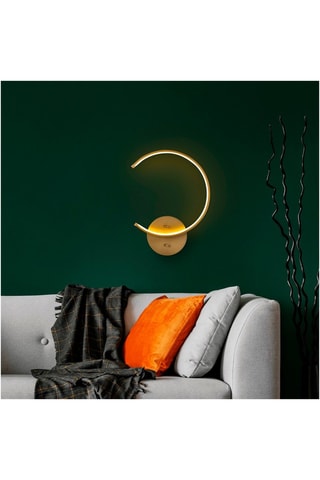 Aplique mural LED Moon - Dorado
