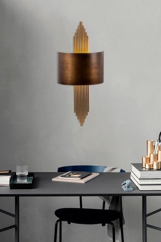 Aplique mural - Dorado - 40 W