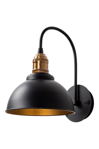 Aplique mural Varzan - Negro - 15 W