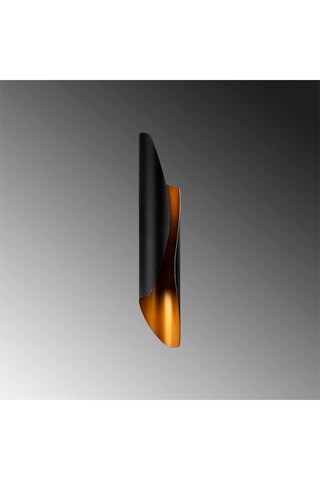 Aplique mural Flare - Negro - 10 W