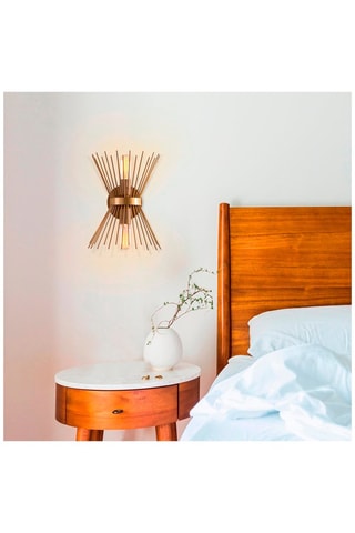 Aplique mural Kirpi - Dorado